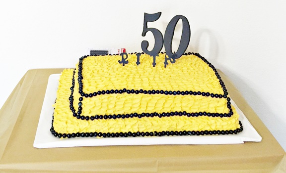 50th birthday cake